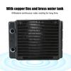 Water Cooling Radiator Double Core Heat Sink Computer Replacement Accessory for Beauty