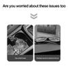 Car Sun Visor Glasses Holder Premium Leather Sunglasses Case Clip Organizer Auto Eyeglasses Storage Box Garage Hand Tools