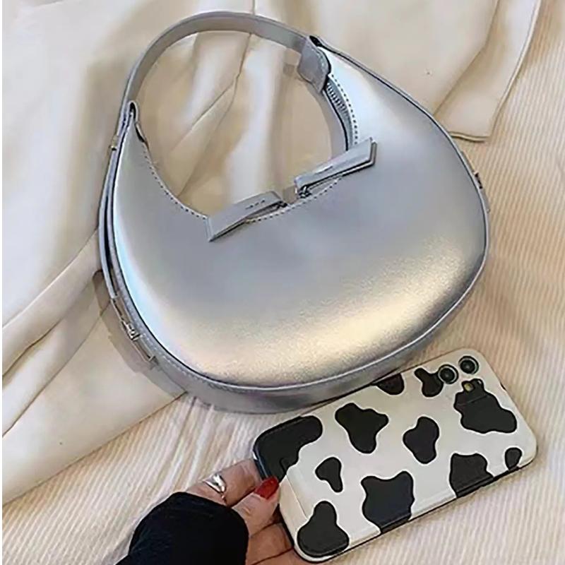New Shoulder Bags for Women Fashion Female PU Leather Underarm Bags Versatile Ladies Hobo Bags Small Fashion Handbags