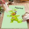 Green Alien Adventure Personalized Name Carpet Design for Outdoor Hallway Dining Room Kitchen Anti-slip Rug Decorate Offices