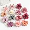 10/20 шт. Искусственные цветы розы 6,5 см Шелковые искусственные цветы для декора дома, комнаты, вечеринки, сада, свадебного украшения, DIY подарки, аксессуар