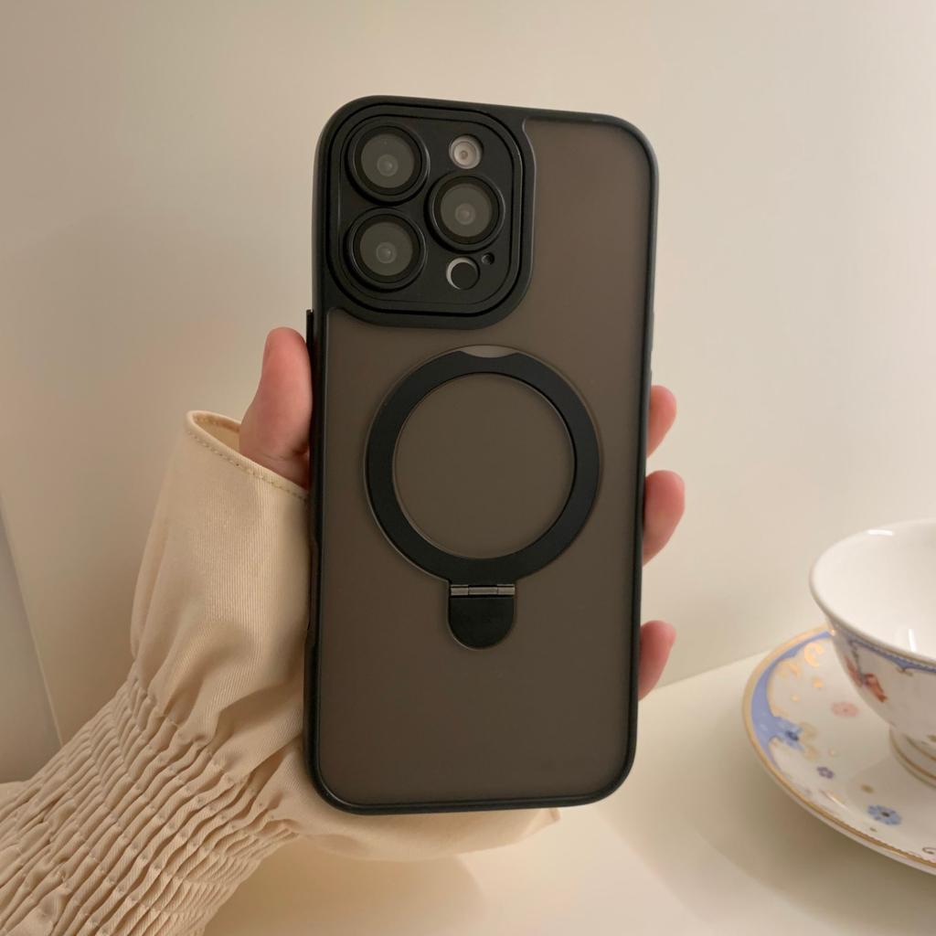 Hot selling alloy lens Apple 16 suitable for iPhone 15 Promax phone case holder magnetic