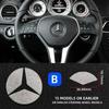 BUG1 Для автомобиля AMG Для автомобиля Mercedes benz AMG Наклейка-эмблема на руль Алмазные аксессуары Для Mercedes Benz AMG W205 W211 W212 W21