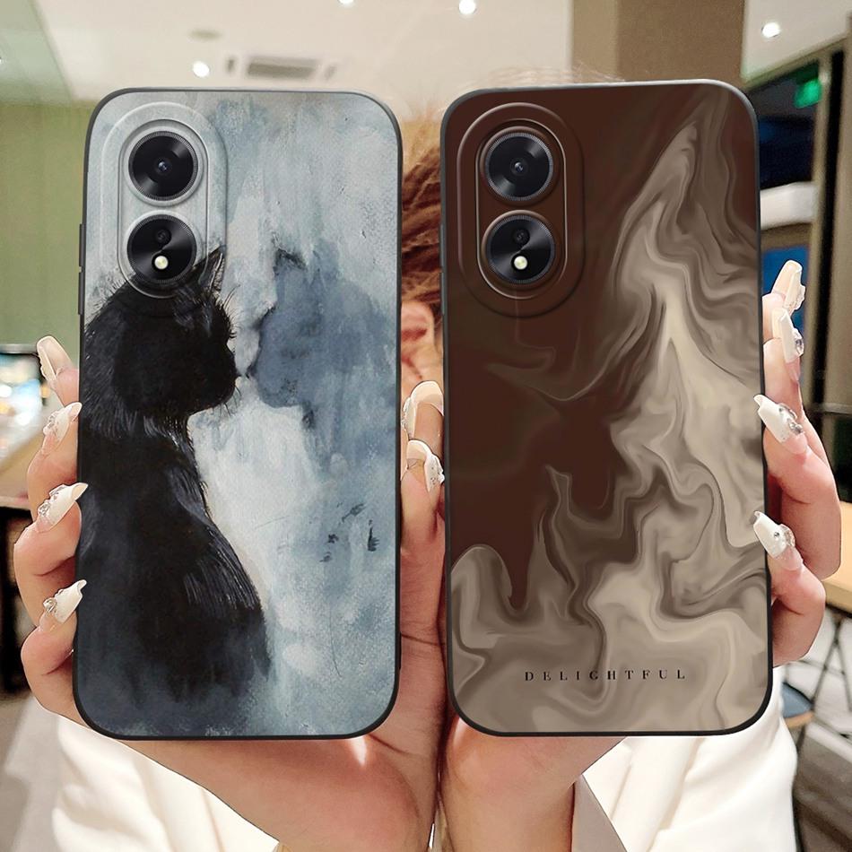 Для OPPO A18 A38 Новый модный чехол с рисунком «Пляж на закате» Для OPPO A18 A38 CPH2579 CPH2591 Мягкие силиконовые чехлы для телефона