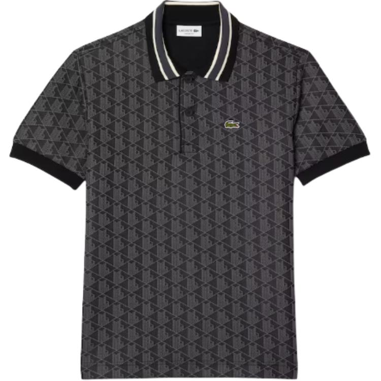 Lacoste Поло с жаккардовым монограммным узором DH1417-4PC