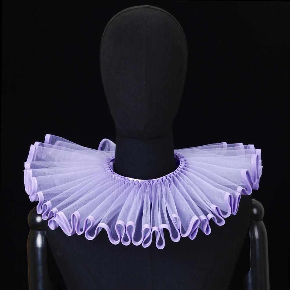 Съемный воротник-стойка «Шекспир», оборчатый воротник в стиле ретро, аристократический воротник-стойка, аксессуар для воротника