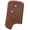 IKT (HS-012BR) Silicone Cover for Smart Key, 2 Buttons, Brown, Fried, Elysion, Step Wagon,