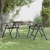 Day and Night - Day and Night Anthracite Expanded Metal Mesh Garden Table 80x80x72 Cm