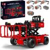 MOULD KING 17029/17030 Container Truck Building Model Set With Scissor Technical RC Car For Adults For Kids Birthday Present