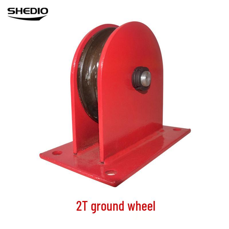 Подъемно-земляной блок для стального каната, 1-2 тонны