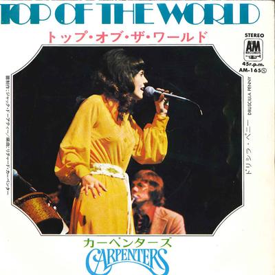 7-дюймовая пластинка CARPENTERS - Top Of The World /Druscilla Penny AM165 A&M 1972 Япония Поп Б/у