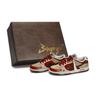 Кроссовки Dunk Pegasus Pack Нескользящие Низкие Скейтбордические Мужские Красный Золотой Коричневый IQ1118-220(Team80-S-BOX)