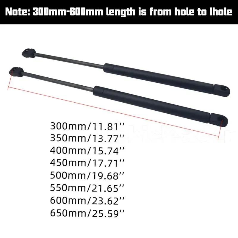 2pcs 600N 300/350/400/450/500/550/600mm Car Gas Struts Spring Shocks Lift Supports RV Windows Storage Damper Camper Back Window