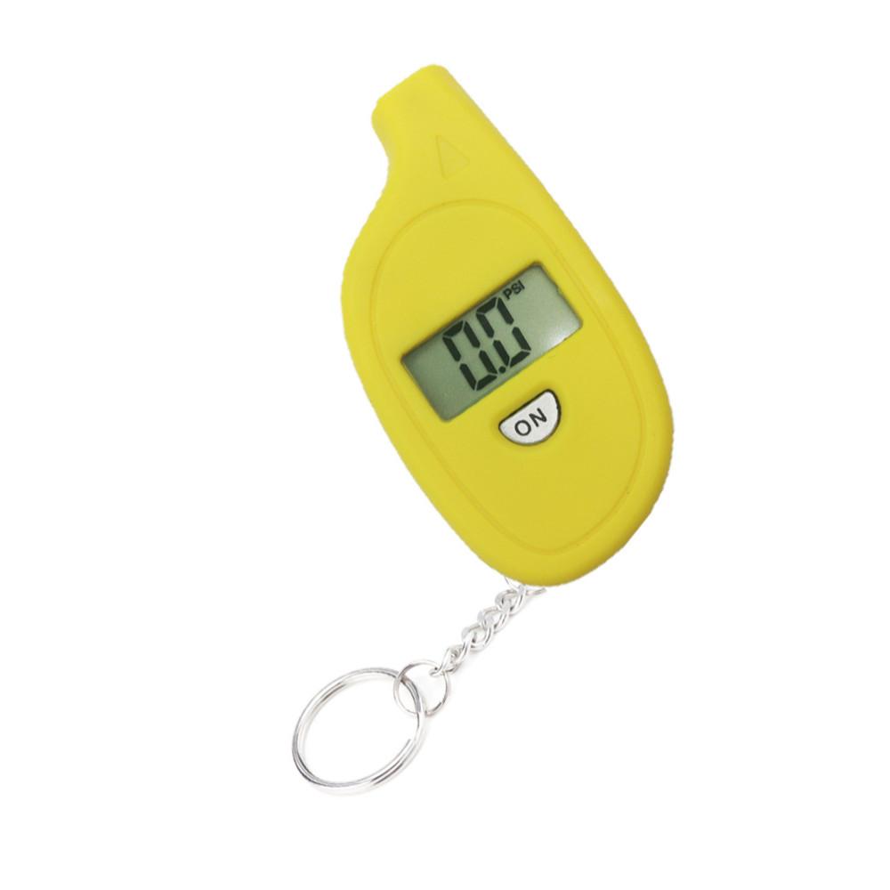 Мини-портативный цифровой автомобильный тестер давления в шинах, мотоциклетный измеритель воздуха в шинах, ЖК-дисплей, инструмент для процессии 3-150 PSI, безопасность