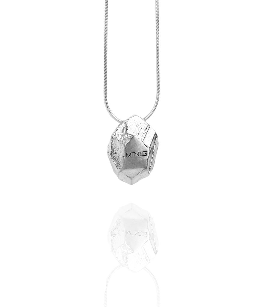 Manig Cragg P Silver Necklace