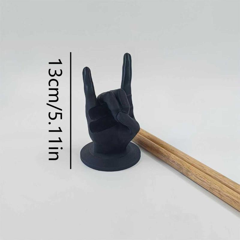 Креативная подставка для барабанных палочек в виде камня, стойка для выкладки барабанных палочек, стойка-держатель для палочек, домашнее украшение, забавный подарок для барабанщика