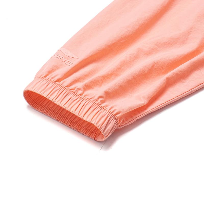 Li Ning China Color Series Ультралегкая дышащая прохладная технология на молнии с капюшоном и защитой от солнца UPF50+ Мужская куртка Tea-Flower AFDU361-7