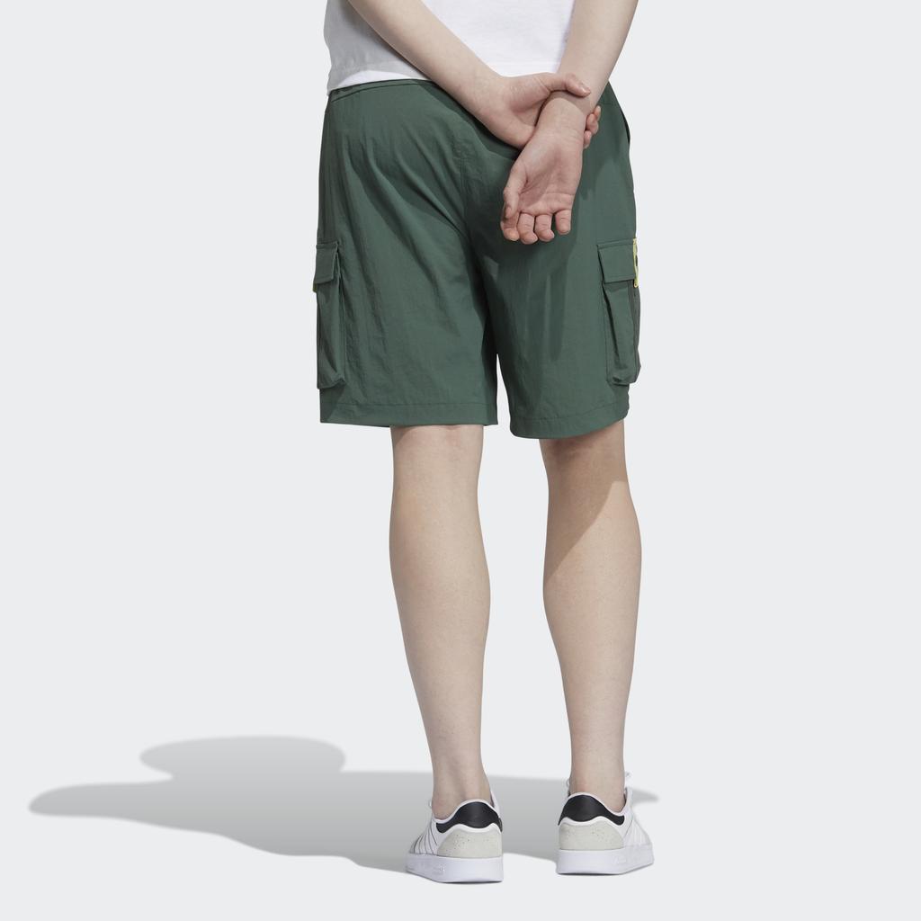 Adidas Тканые спортивные шорты Neo Cargo с карманами, мужские брюки, зеленые H45166