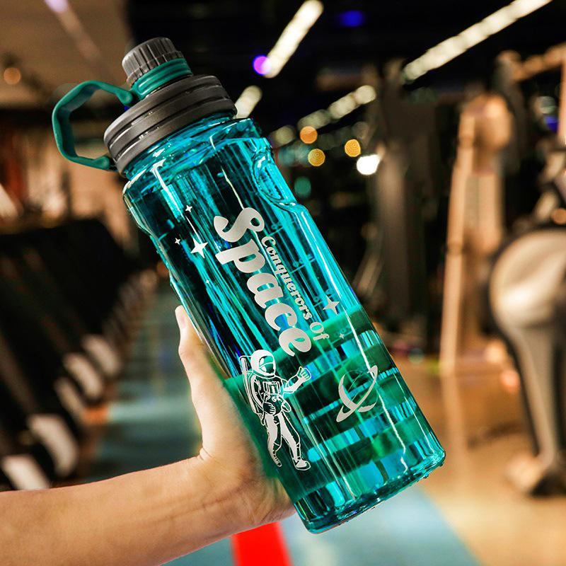 Бутылка для воды большой емкости 1,1/1,5/2/3 л с фильтром, не содержащая бисфенол А, пластиковая, портативная, для занятий спортом на открытом воздухе, для велосипеда, фитнеса