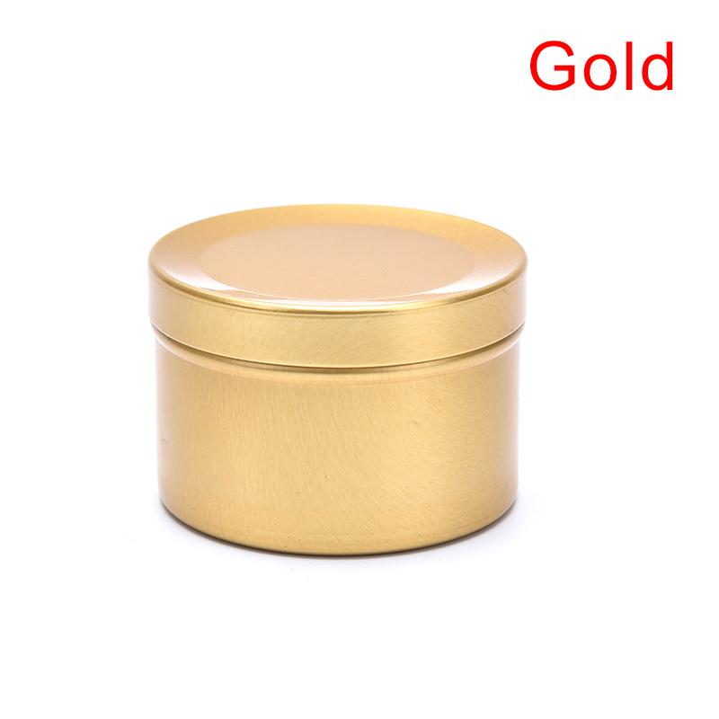 Candle Jars With Lid Bulk Round Candle Container Tins Empty Storage Box Jar