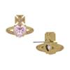 Vivienne Westwood Ariella Earrings Gold/Light Pink Women Jewelry 6201031T-02R978