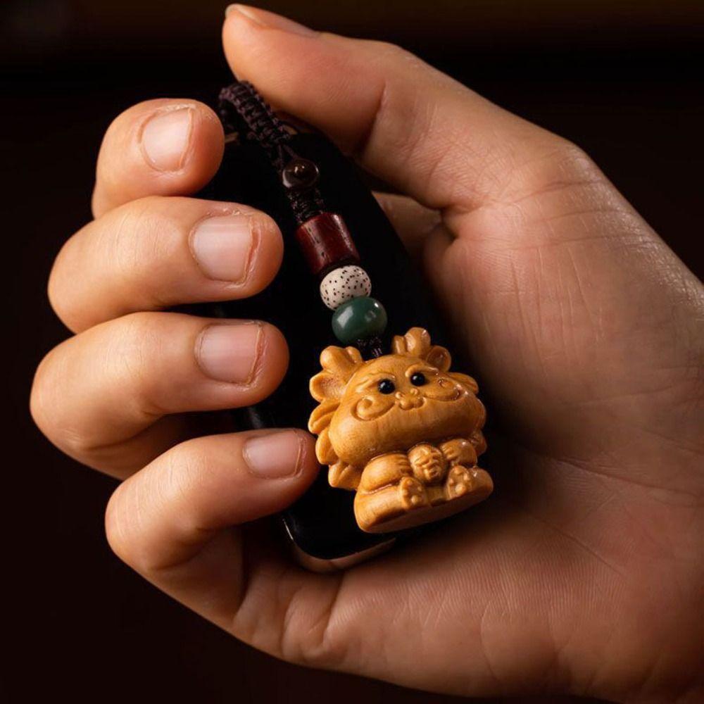 Кольцо для мобильного телефона с надписью «Знак зодиака», уникальный брелок для ключей из сандалового дерева, подвески для автомобильных ключей