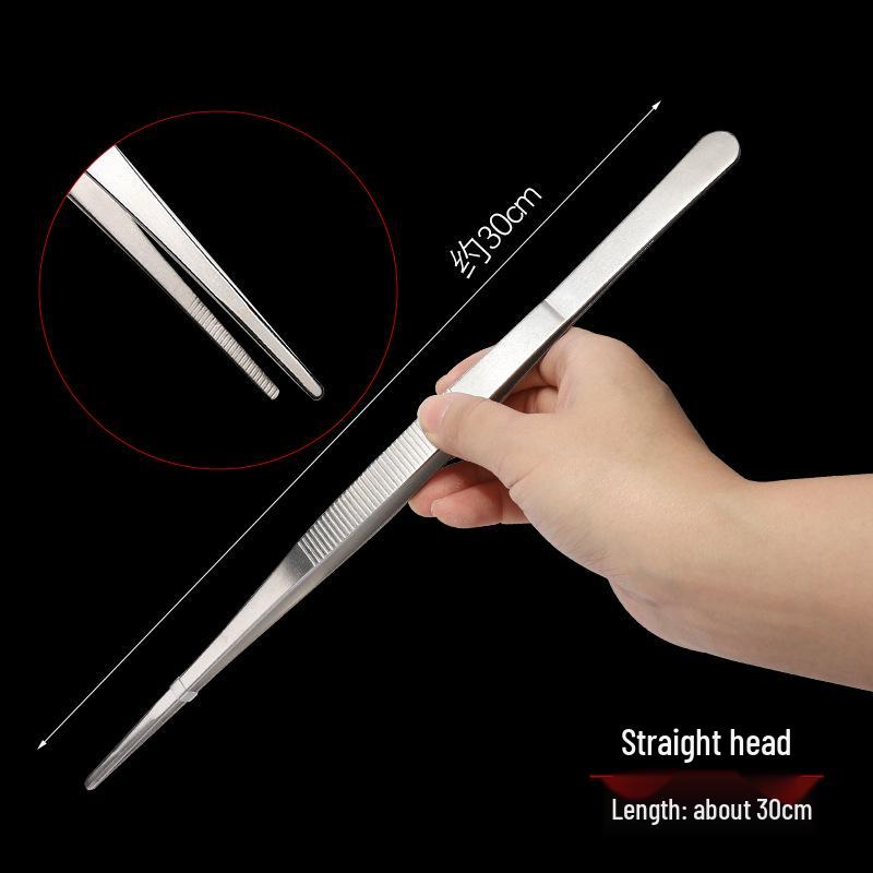 Нескользящий пинцет из нержавеющей стали для садоводства, аквариумов и суккулентов