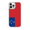 Coque iPhone - Samoa - Drapeau - Souple - Multicolore - Compatible iPhone 13 Pro Max