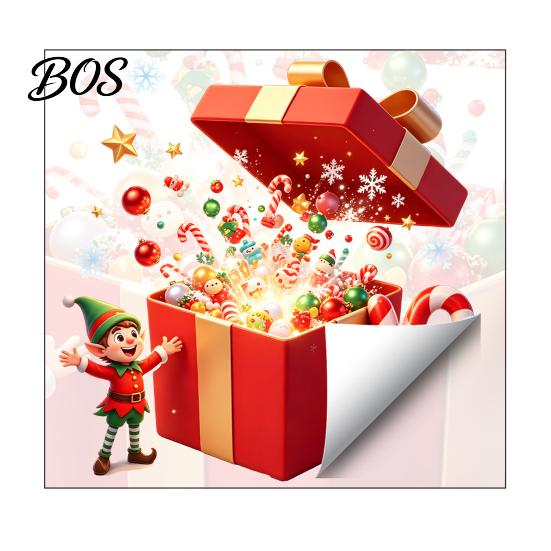 Christmas Party Favors Elf Gift Box Static Window Clings, Reusable Stickers, Holiday PVC Glass Decals Candy Cane Snowflake Stickers for Home