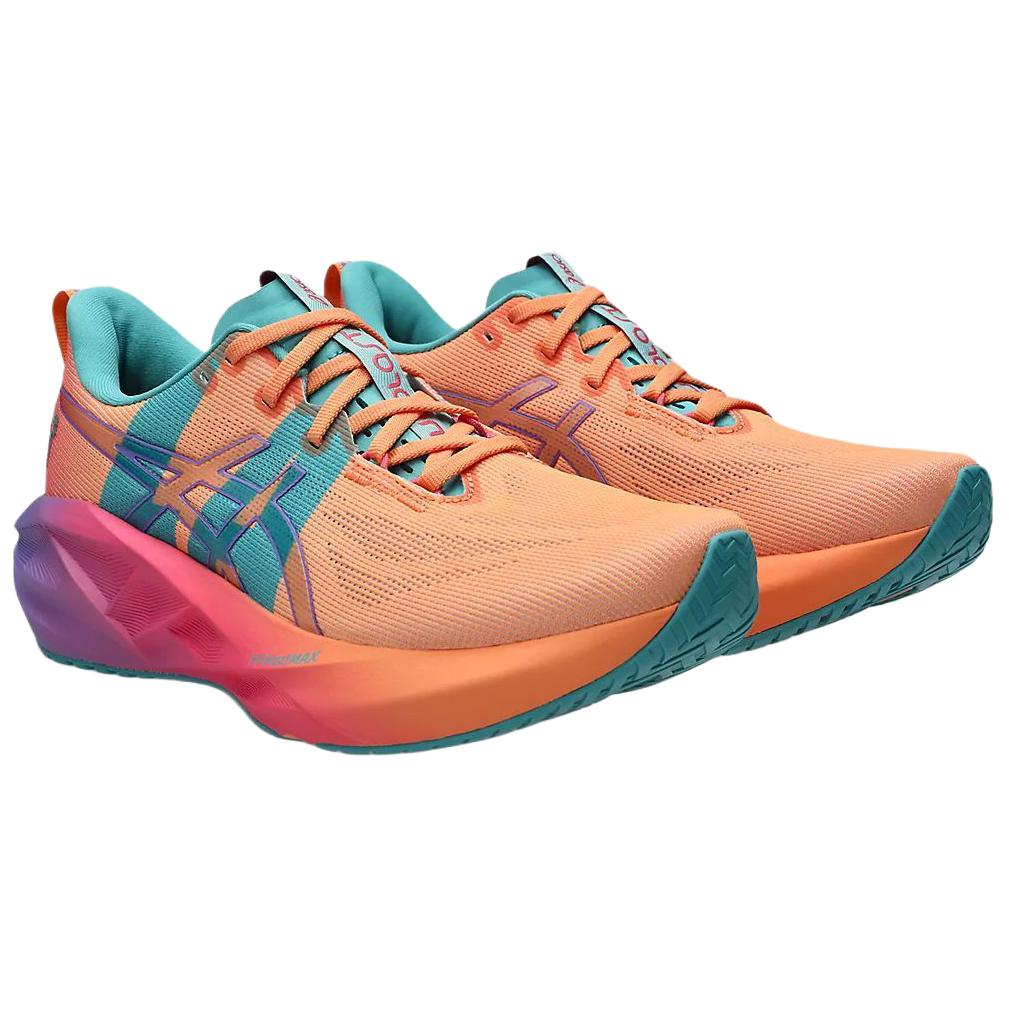 ASICS NOVABLAST 5 Running Shoes Unisex Fresh Orange Teal 1013A213-800