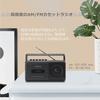 Gelielim Радио Кассетный проигрыватель FM Совместимый с управлением с микрофоном Портативное радио Черный AM/FM/Широкий выход/Батарея