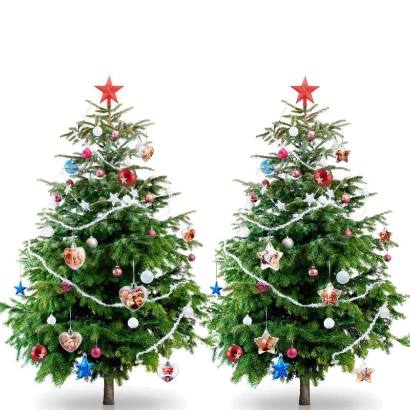 Thermal Sublimation Ornament Blank Multi Shape Christmas Decoration Pendant Heat Transfer Product DIY Crafts Making