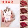 Pudaier Silk Soft Smoke Tube Lipstick Set Matte Soft Mist Portable Moisturizing Non-dry Lipstick