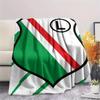 1 шт. Фланелевое одеяло с принтом Legia Warsaw, Высокое качество, Удобное для всех сезонов, Домашний декор, Тепло и комфорт, Идеально для рождественских подарков68