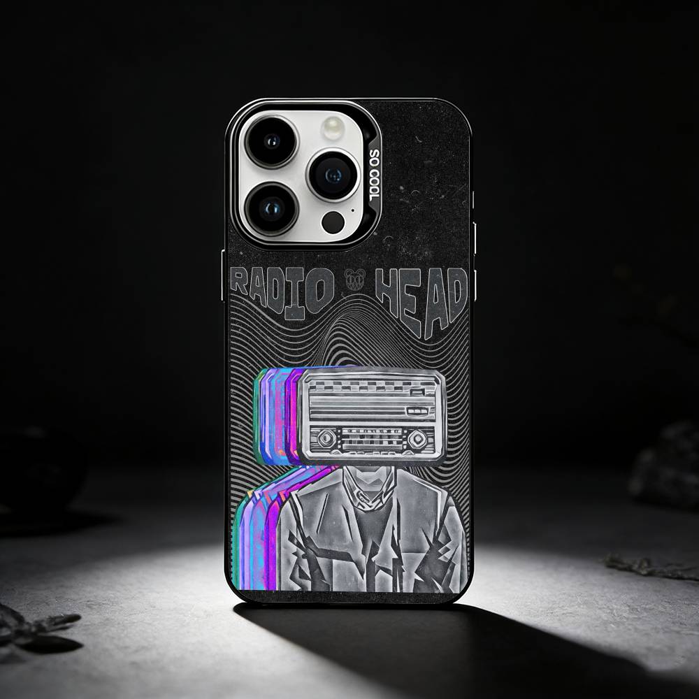 Классический чехол для телефона R-Radiohead Rap Band для iPhone 17,16,15,14,13,12,11 Plus,Pro Max,XS,Цветной серебристый чехол для телефона