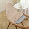 1/2 шт. Жаккардовые чехлы на кресла-ракушки, эластичные чехлы на обеденные кресла без подлокотников, однотонные чехлы на сиденья для дома, отеля, банкета