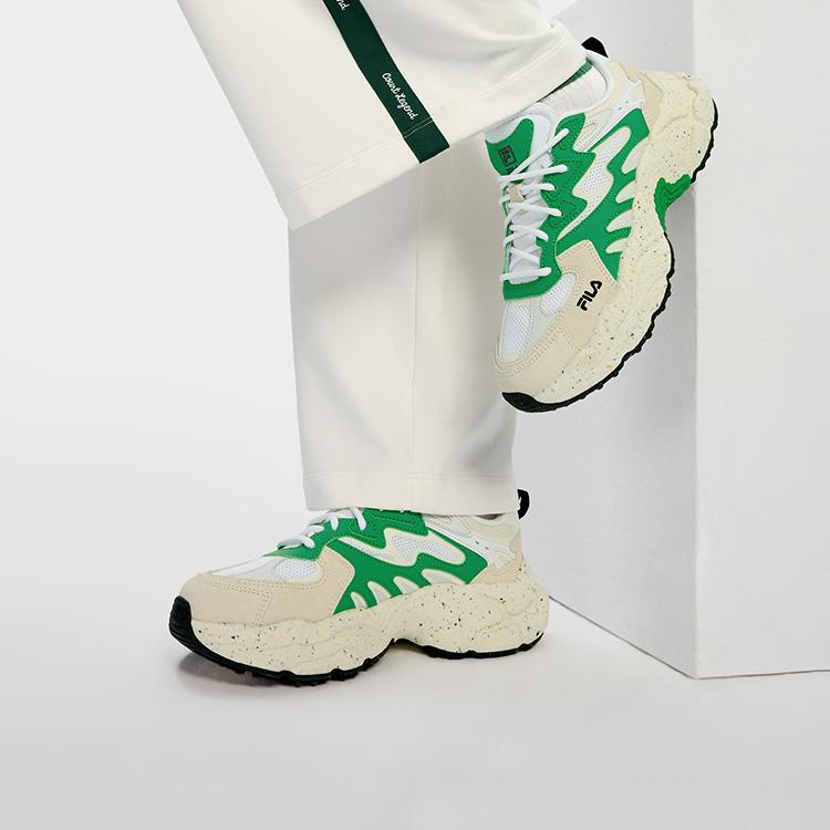 Fila Fern Удобные Легкие Спортивные Повседневные Низкие Кроссовки для Папы Женские кроссовки Белые F12W331101FWK