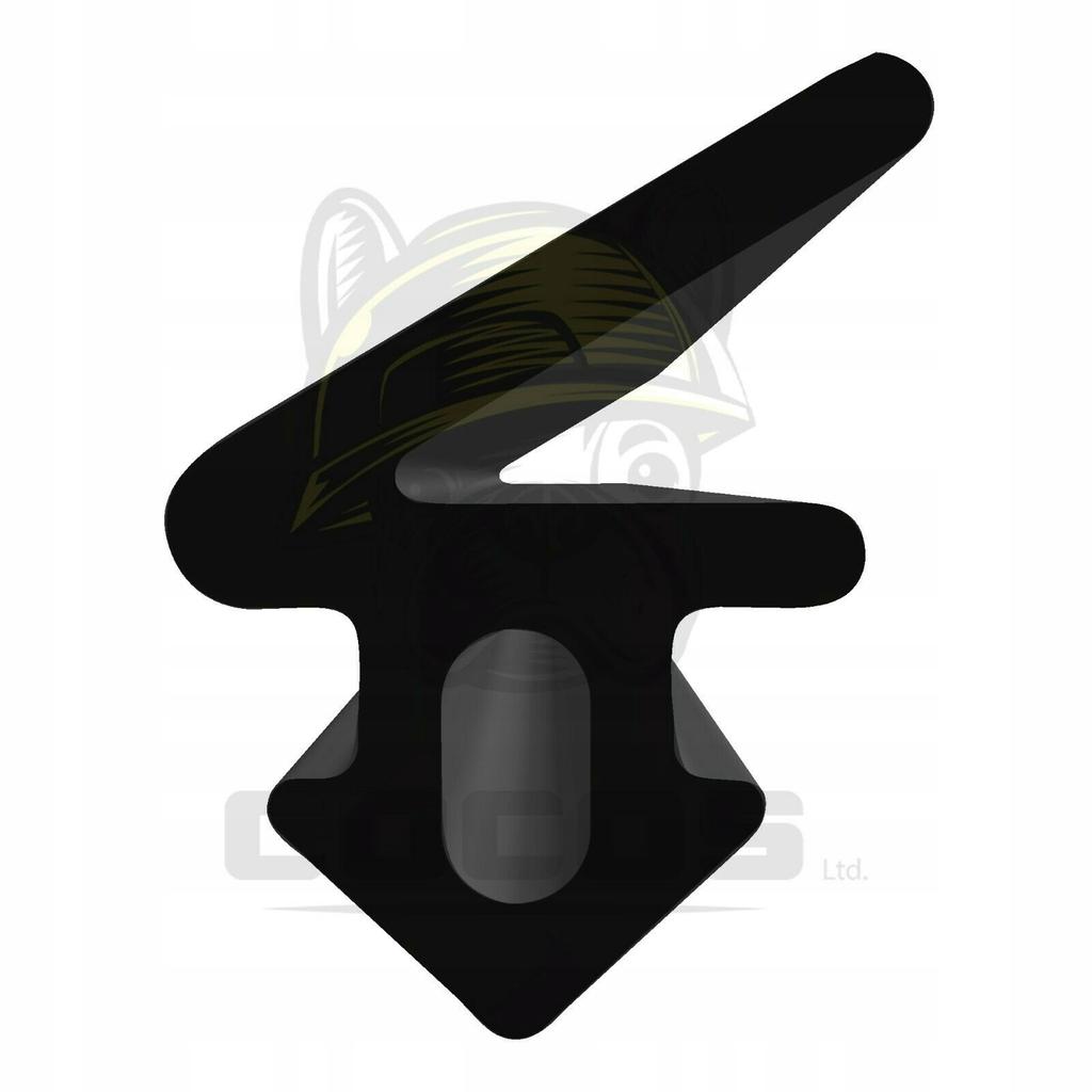 Seal for PVC windows S-1125 PANORAMA BLACK 1m