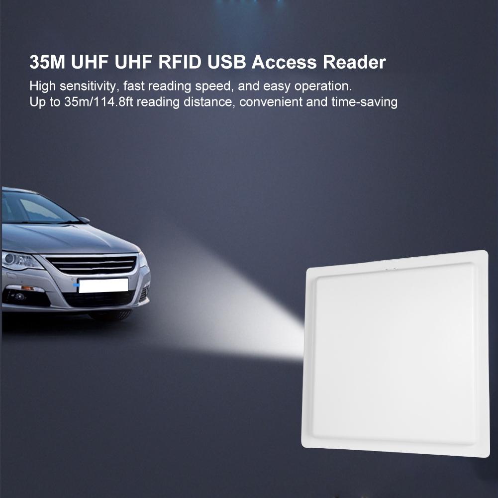 35m/114.8ft UHF RFID USB Waterproof Parking Warehouse Access Reader for WG26/34 RS232 RS-485