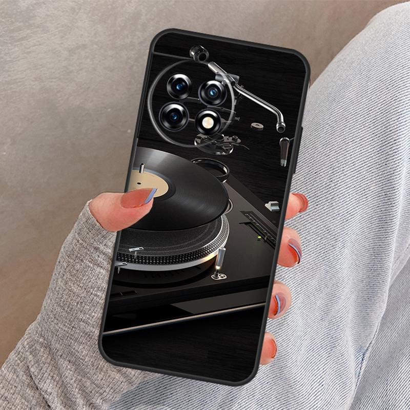Vinyl DJ Record Art Cover For OnePlus 12 12R 13 13R 11 10 Pro 8T 10T OnePlus Nord 4 CE 3 2 Lite N30 N20 N10 Case