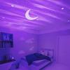 Moon Bluetooth Speaker with Laser Night Light - Rechargeable Model, Perfect Kid's Gift for Creating an Enchanting Atmosphere