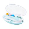 6 In 1 Electric Baby Nail Trimmer Cordless Low Noise Portable Electric Infant Nail Clippers Sky