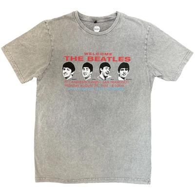 Футболка The Beatles с варкой в камнях: Головы Парка Кэндлсток (серый) ОФИЦИАЛЬНАЯ НОВОСТЬ