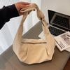 Ladies 2025 New Pleated Large-capacity Dumpling Bag Casual Fashion Messenger Bag Korean Version Niche Commuter Tote Bag