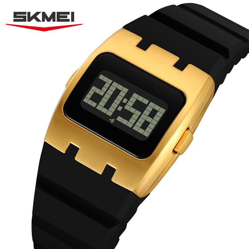 SKMEI LED Квадратные Цифровые Часы для Студентов - Повседневный и Простой Дизайн