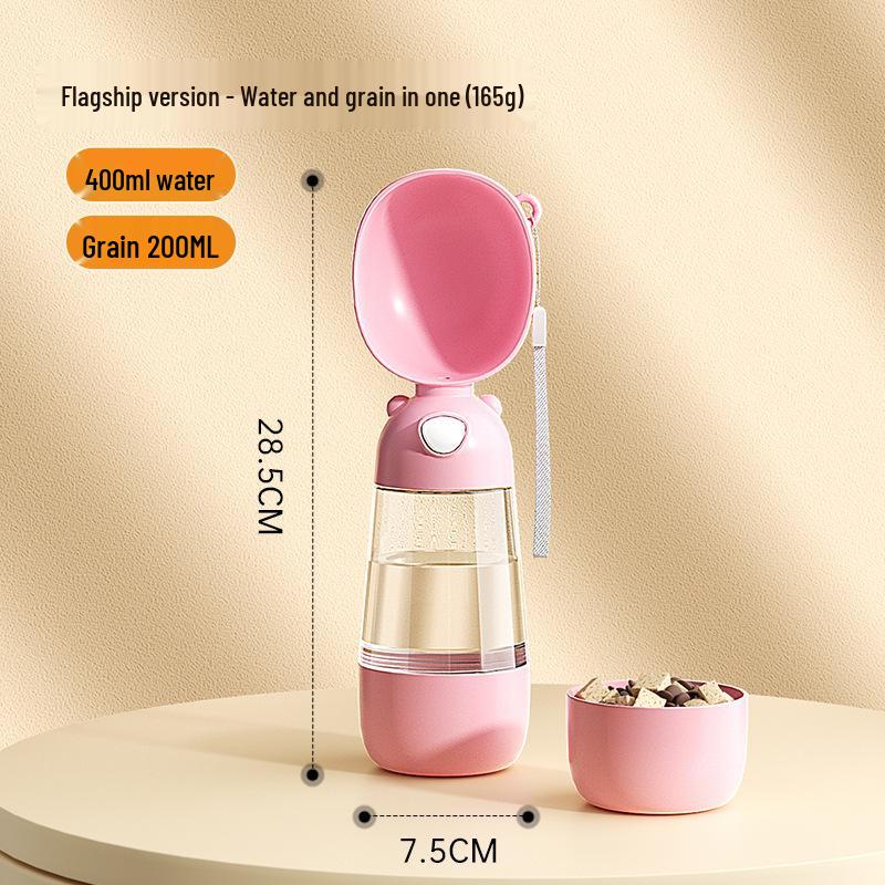 Portable Pet Travel Water Bottle: Outdoor Drink Cup for Dogs & Puppies