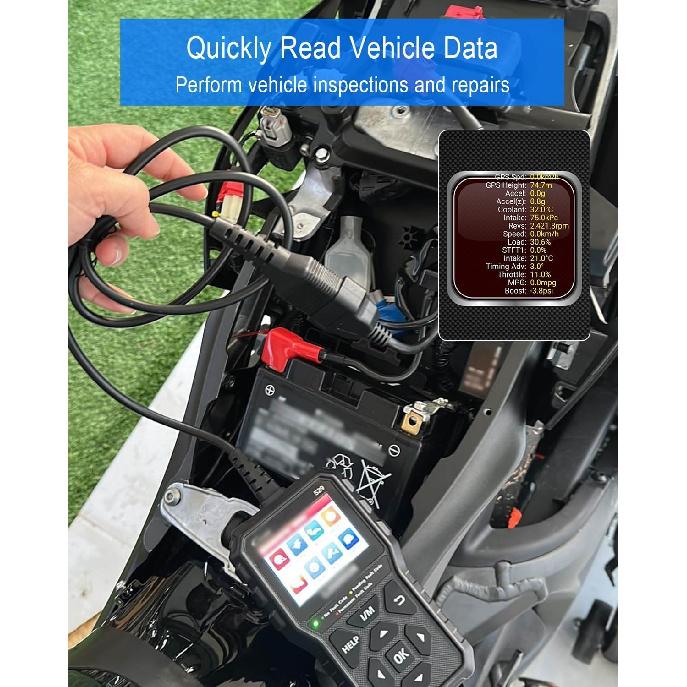 6-контактный OBD2 адаптер-кабель для Guzzi Kawasaki Suzuki Yamaha Harley Davidson Piaggio Vespa Мотоцикла, OBD диагностический кабель, 6-контактный разъем Euro5,