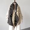 Autumn Winter Fashion Scarves Double-sided Wrap Women Men Letter Classic Korean Imitation Cashmere Shawl Bufanda Blanket Echarpe
