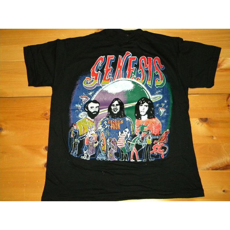 Genesis T Shirt Band Black All Size VC417