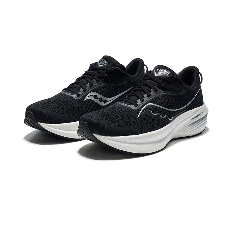 SAUCONY Triumph 21 Black White Men Sneakers Grey S20881-10
